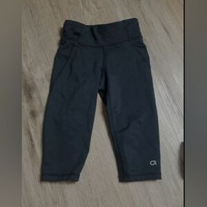 gapfit size Little Girl xs 4/5 Black leggings